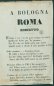 A Bologna, Roma  : sonetto  / di Giuseppe Delfrate romano
